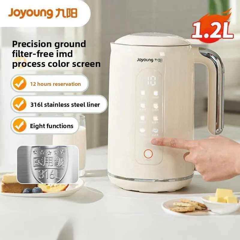 1000ML Joyoung Soymilk Maker Food Blender Mixer Smart Automatic Cooking Heating Soy Milk Machine For Home Kitchen D650
