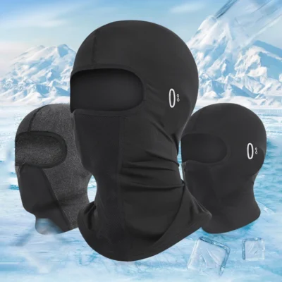 UV Protection Full Face Mask Hiking Ice Silk Sun Hat Men Women Balaclava Sunglasses Holes Scarf Cooling Cycling Face Cover Beach