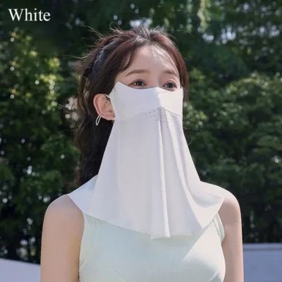 Outdoor Sunscreen Face Mask Golf Sun Proof Ice Silk Bib Men Women Fishing Riding UV Protect Neckline Mask Summer Sun Proof Mask
