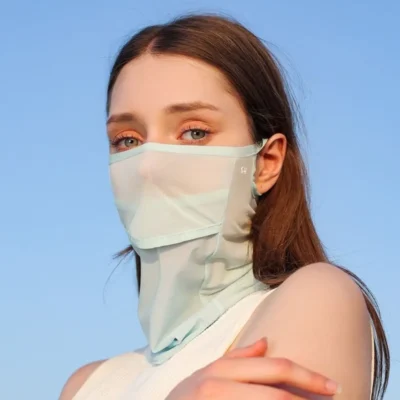 Outdoor Sunscreen Face Mask Golf Sun Proof Ice Silk Bib Men Women Fishing Riding UV Protect Neckline Mask Summer Sun Proof Mask