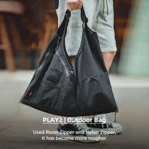 Maden Workwear Retro Multi Pocket Sleeveless Nylon Vest Outdoor Functional Dual Purpose Bag Coat For Men 2023 Fashion