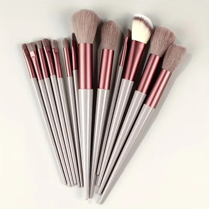 13Pcs Makeup Brushes Set Soft Fluffy Eye Shadow Highlighter Concealers Brush Blush Loose Powder Brush Blending Women Beauty Tool