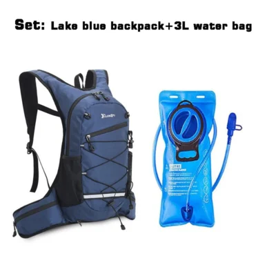 3L Cycling Water Bag Rucksack Set Outdoor Hydration Backpack Mountaineering Hiking Climbing Running Sports Bladder Knapsack