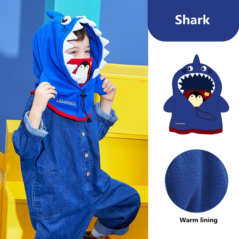 Kids Winter Fleece Warmer Balaclava Cap Thermal Tactical Military Helmet Windproof Full Face Mask Cover Ski Beanies For Boy Girl