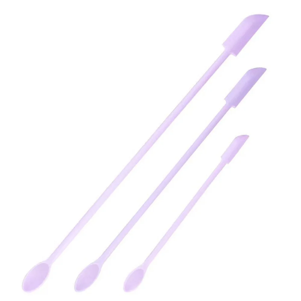 3/9PCS Silicone Scraper Makeup Brushes Set Mini Soft Cosmetic Digging Spoon Jam Scraping Spoons Face Mask Brush