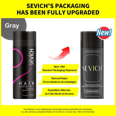 Sevich 25g 10 Colors Keratin Hair Loss Building Fiber Hair Growth Fiber Refill Hair Loss Concealer Blender Hair Care Product
