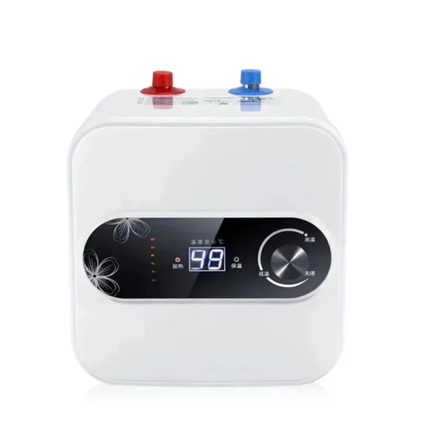 220V 110V 1500W 8L Water Storage Instant Electric Water Heater Rapid Heat Insulation Digital Display Thermostat Knob Control