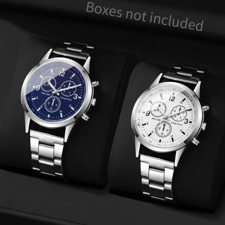 1/2PCS Fashion Men's Watches Set Casual Analog Quartz Business Watch Men Wristwatch Reloj Hombre(Without Box)
