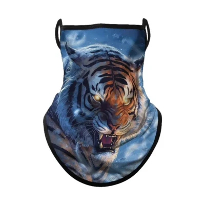 Motorcycle Face mask Breathable Scarf Multifunctional Half Face Mask Snowboard Neck Triangle Scarf Hats