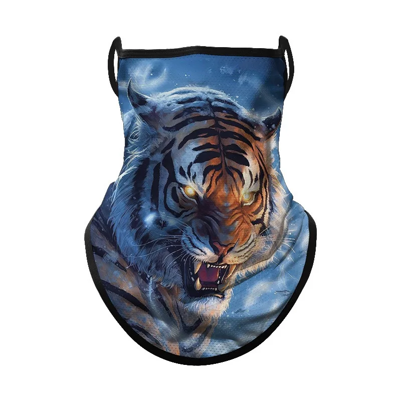 Motorcycle Face mask Breathable Scarf Multifunctional Half Face Mask Snowboard Neck Triangle Scarf Hats