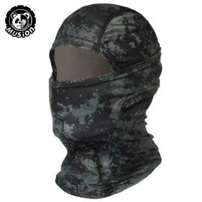 Musion Motorcycle Balaclava Sun Protection Full Face Mask Breathable Mesh Airsoft Mask Balaclava Bicycle Cycling Head Cover Unde