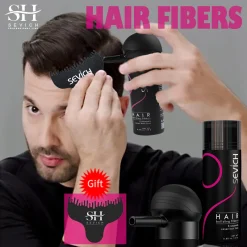 Alternative view of Sevich Keratin Hair Building Fibers Powders Spray Applicator Hair Loss Instant Regrowth Thickening Powder Hair Growth Fiber Comb