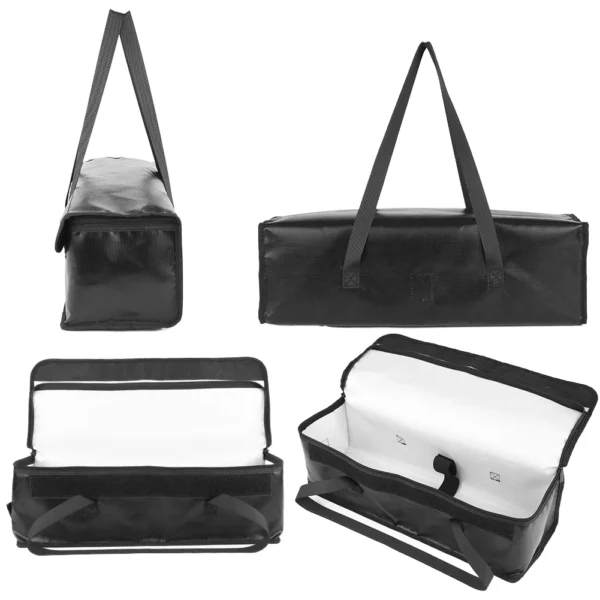 Ebike Battery Bag Fireproof Battery Bag Explosionproof Lithium Battery Storage Pouch Battery Transport Bag Ebike Accessories
