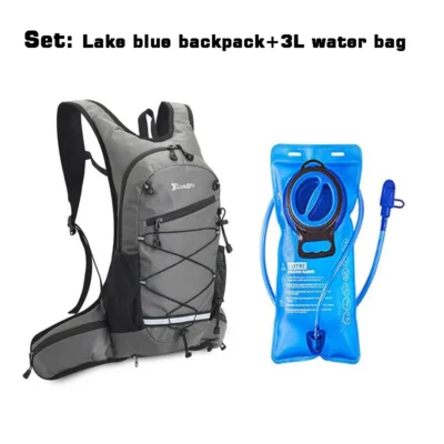 3L Cycling Water Bag Rucksack Set Outdoor Hydration Backpack Mountaineering Hiking Climbing Running Sports Bladder Knapsack