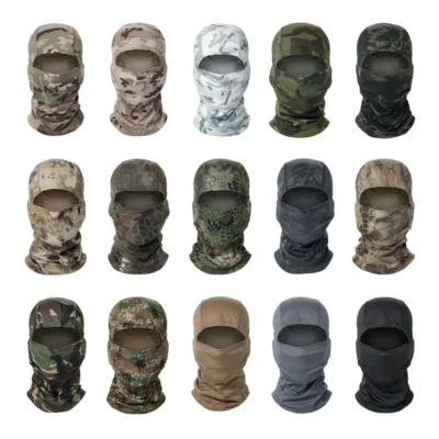 Camouflage Balaclava Cycling Full Face Mask Outdoor Fishing Hood Protection Quick Dry Summer Sun Ultra UV Protection