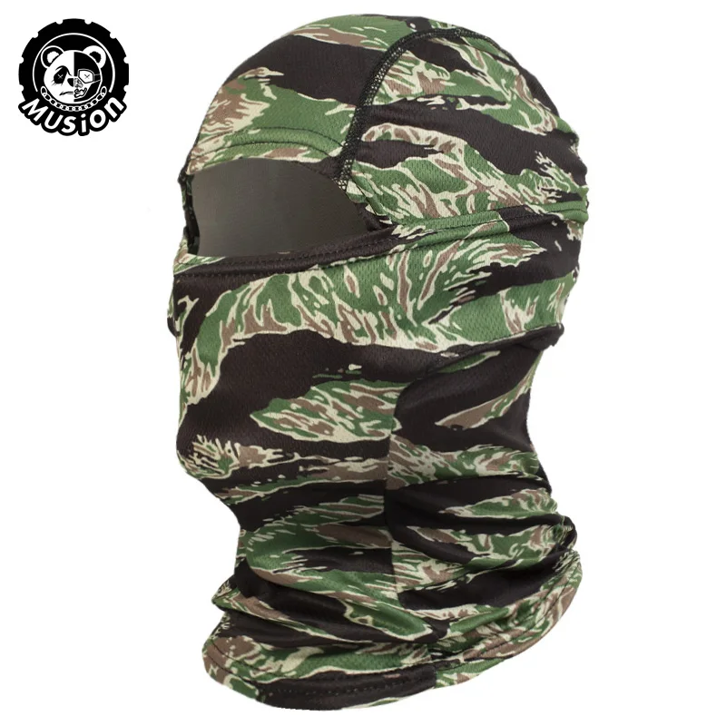 Musion Motorcycle Balaclava Sun Protection Full Face Mask Breathable Mesh Airsoft Mask Balaclava Bicycle Cycling Head Cover Unde