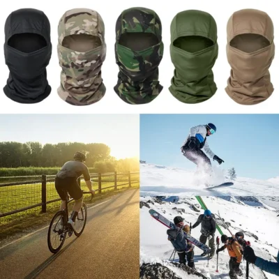 Outdoor Cool Sunscreen Balaclava Motorcycle Face Mask Tactical Balaclava Full Face Mask Summer Balaclava Mask For Men Cycling