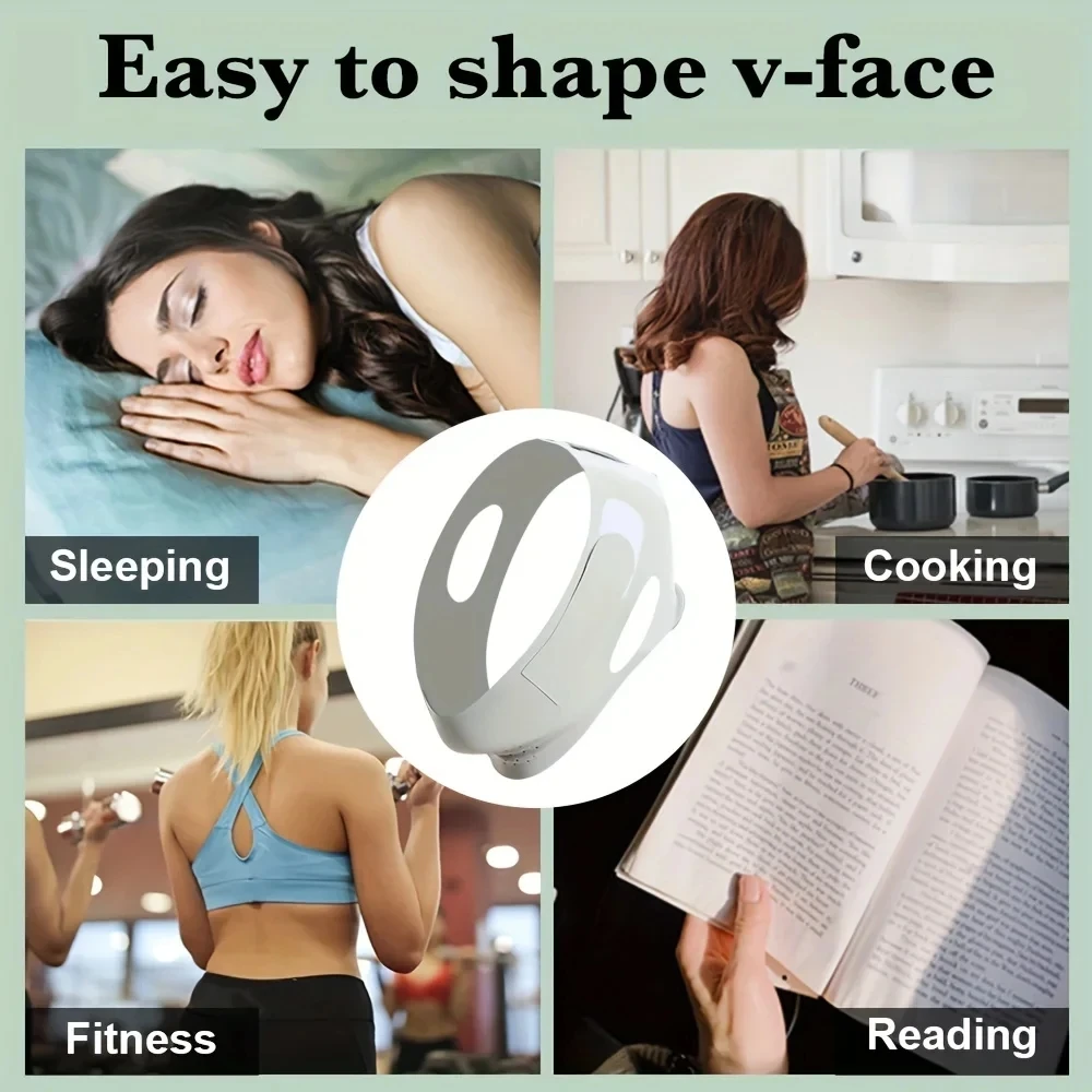 Elastic Face Slimming Bandage V Shaper Women Chin Cheek Lift Up Belt Slimmer Tighting Reusable Strap Facial Massage Beauty Tool