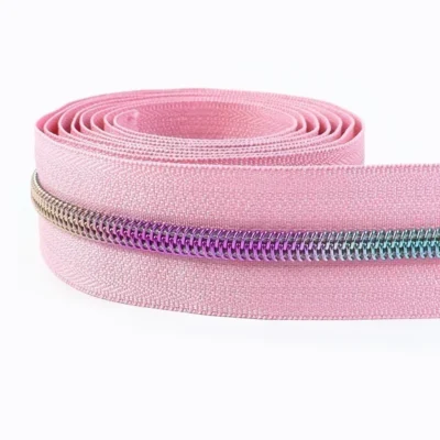 2/5/8/10M 5# Meetee Sewing Nylon Zipper Tape Clothes Zippers Puller Head Bag Jacket Zip Coil Closure Replace Repair Accessories