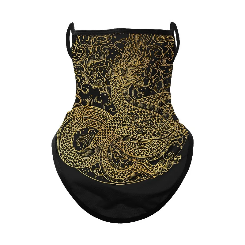 Motorcycle Face mask Breathable Scarf Multifunctional Half Face Mask Snowboard Neck Triangle Scarf Hats