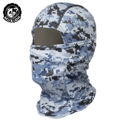 Musion Motorcycle Balaclava Sun Protection Full Face Mask Breathable Mesh Airsoft Mask Balaclava Bicycle Cycling Head Cover Unde