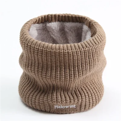 Fashion Unisex Cashmere Plush Warm Winter Ring Scarf Women Men Knitted Full Face Mask Snood Neck Scarves Bufanda Thick Muffler