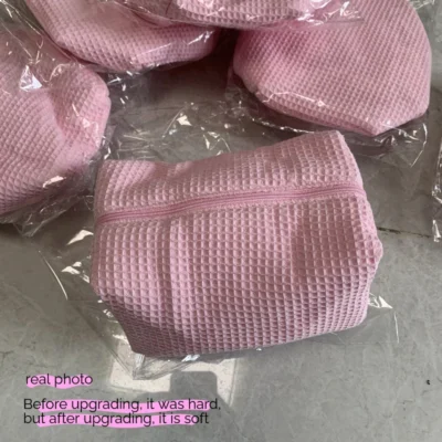 New Bow Cosmetic Bag Pink Flower Makeup Organizer Skincare Perfect Gift Washing Bag For Travel Cosmetics Storage Bag