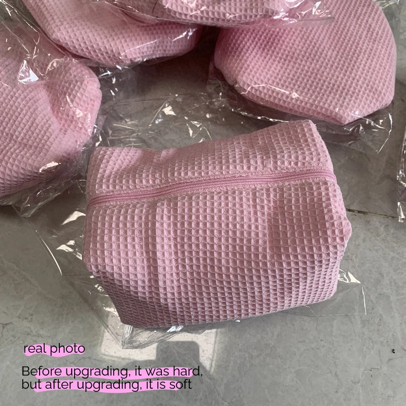 New Bow Cosmetic Bag Pink Flower Makeup Organizer Skincare Perfect Gift Washing Bag For Travel Cosmetics Storage Bag