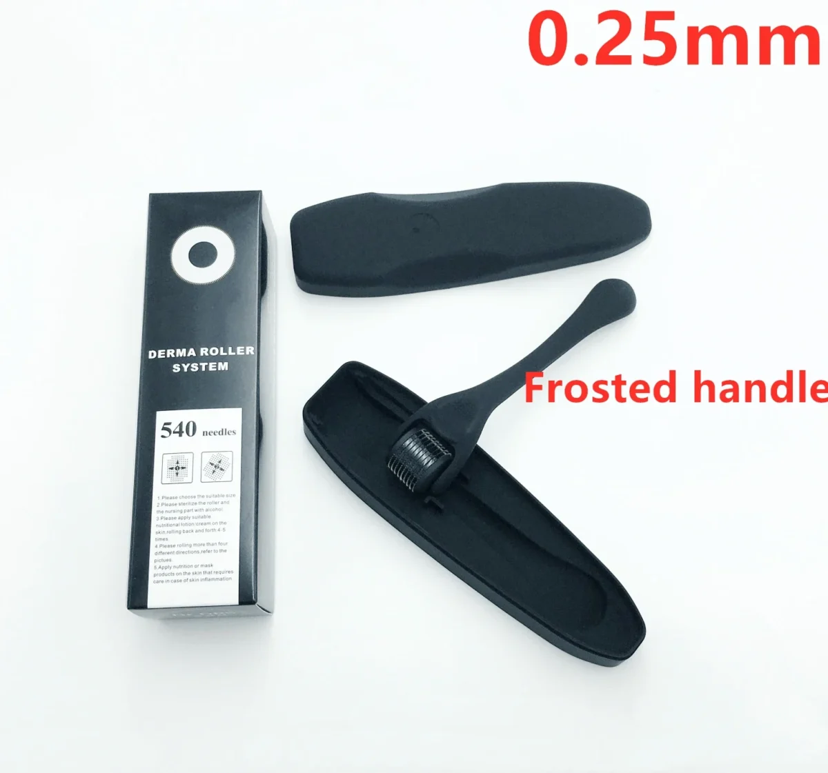 540 Micro Needles Derma Roller for Skin,Beard & Hair Growth,0.2mm.25mm.3mm,Face Roll Tool,Professional Facial Skincare Tools