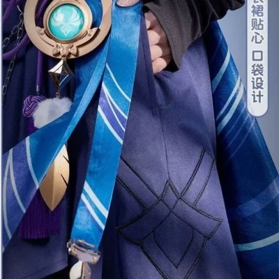 Halloween wanderer Costumes Game Genshin Impact wanderer clothes Cosplay Costume Anime Costume Outfit Costume Full Set