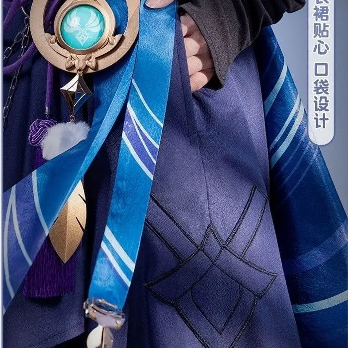 Halloween wanderer Costumes Game Genshin Impact wanderer clothes Cosplay Costume Anime Costume Outfit Costume Full Set