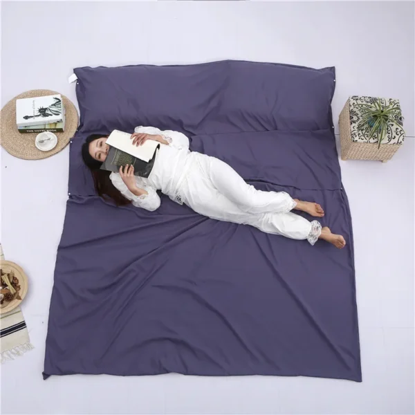 Ultralight Sleeping Bag Portable Outdoor Camping Hiking Hotel Liner Folding Travel Lightweight Envelope  Single Double Sheet