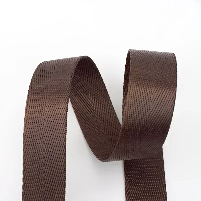 10Meter 20-50mm Nylon Ribbon Band Herringbone Pattern Webbing Tape Belt Backpack Strap DIY Bag Binding Fabric Sewing Accessories