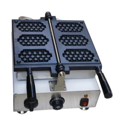 Commercial Kitchen Honeycomb Waffle Iron 3 Waffles On A Stick Waffle Maker Machine 110V 220V