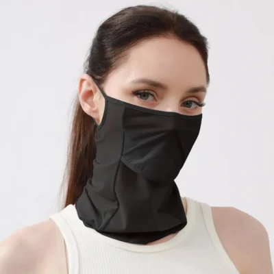 Outdoor Sunscreen Face Mask Golf Sun Proof Ice Silk Bib Men Women Fishing Riding UV Protect Neckline Mask Summer Sun Proof Mask