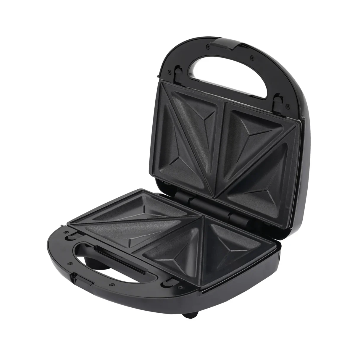 8-in-1 Multifunctional Breakfast Maker, Sandwich Maker, Waffle Maker, Doughnut Maker, with 8 Molds, 750W High Efficiency, Black