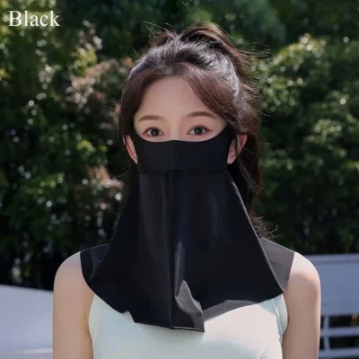 Outdoor Sunscreen Face Mask Golf Sun Proof Ice Silk Bib Men Women Fishing Riding UV Protect Neckline Mask Summer Sun Proof Mask