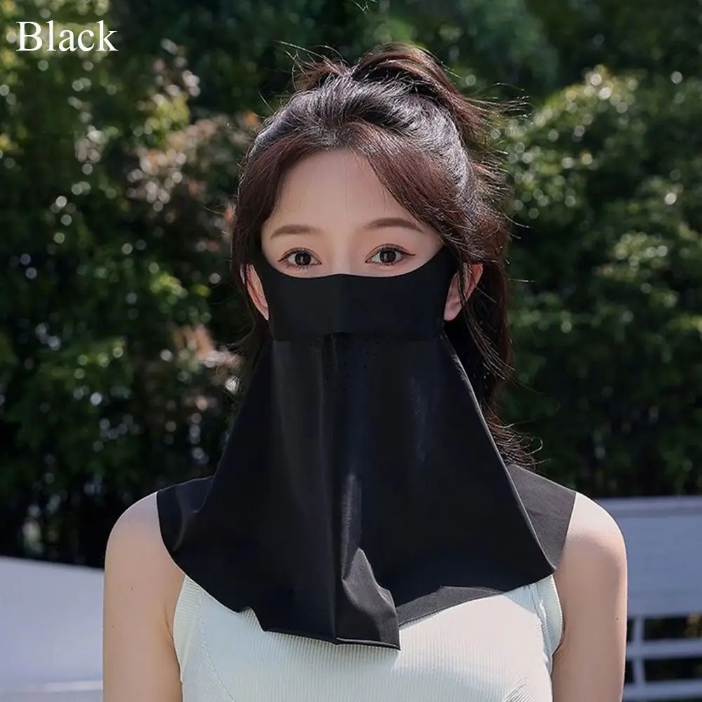 Outdoor Sunscreen Face Mask Golf Sun Proof Ice Silk Bib Men Women Fishing Riding UV Protect Neckline Mask Summer Sun Proof Mask