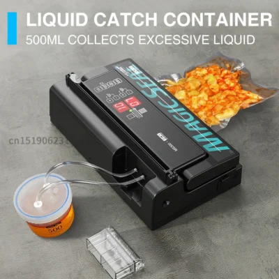 MAGIC SEAL Vacuum Sealer Professional Commercial Food Sealing Machine Fully Automatic Small Household Sealing Machine MS300
