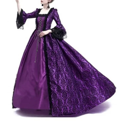 Halloween costume for adult women Medieval Cosplay Costumes Vintage Gothic Halloween suit 할로윈 코스튬 disfraz halloween para mujer