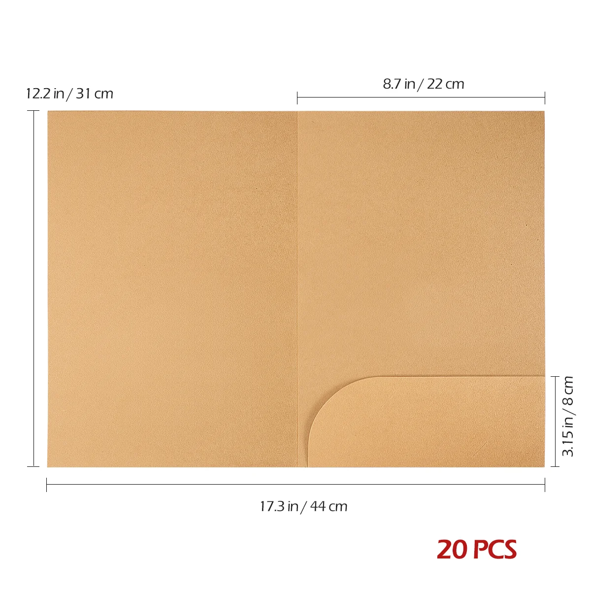 10pcs A4 Kraft Paper File Folder Document Folder Office File Bag File Bag Organizer Storage Holder School Stationery Supplies