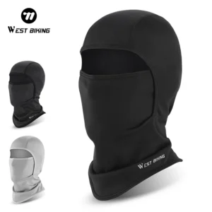 WEST BIKING Winter Children Ski Face Mask Cycling Balaclava Windproof Fleece Neck Warmer Scarf Helmet Liner Thermal Sports Gear