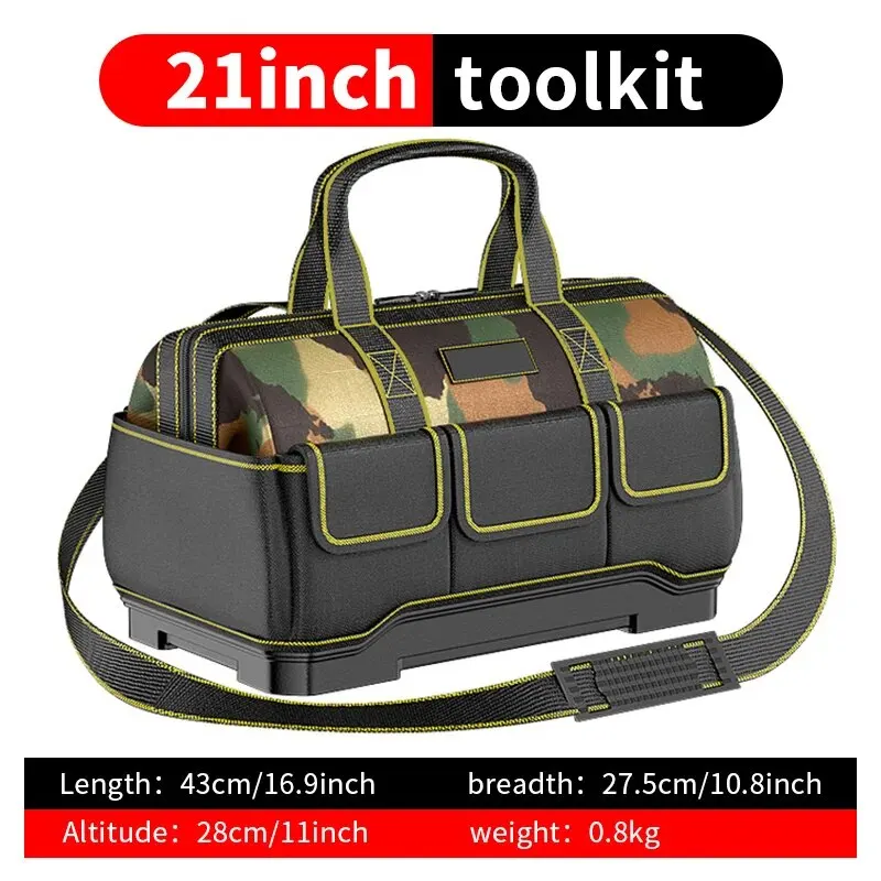 Professional Electrician Tool Bag - Reflective, Waterproof, Multi-Pocket, Durable Oxford - 4 Sizes Available