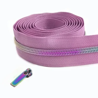 2/5/8/10M 5# Meetee Sewing Nylon Zipper Tape Clothes Zippers Puller Head Bag Jacket Zip Coil Closure Replace Repair Accessories