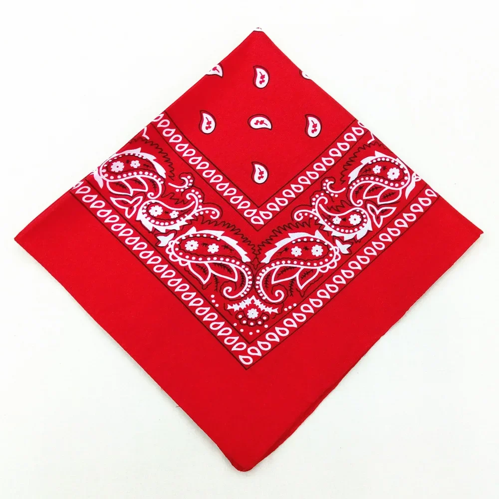 55cm*55cm Outdoor Sports Bandana Scarf Face Mask Riding Camping Cycling Headscarf Tube Wristband Paisley Headband Women Men