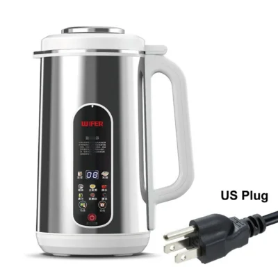 110V/220V Soy Milk Machine Electric Juicer Multifunctional Wall Breaking Machine Kitchen Auto Heating Rice Paste Machine 1200ml
