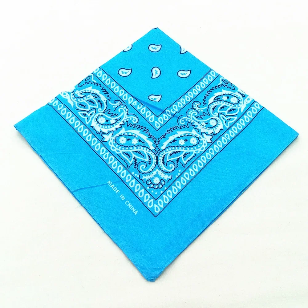 55cm*55cm Outdoor Sports Bandana Scarf Face Mask Riding Camping Cycling Headscarf Tube Wristband Paisley Headband Women Men