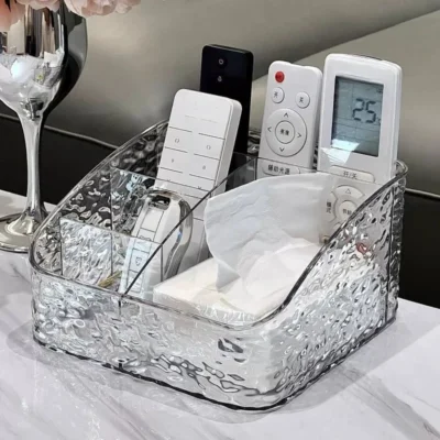 Makeup Storage Organizer Clear Skincare Organiser for Vanity Storage Box for Lipstick Cosmetic Organizer Perfume Holder Home