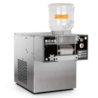 60KG/24h Mini Snow Ice Maker Shaver Machine Europe Snowflake Ice Machine Korea Bingsu Machine Snowflake Ice Shaving Machine