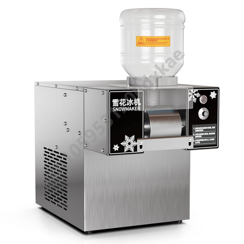 60KG/24h Mini Snow Ice Maker Shaver Machine Europe Snowflake Ice Machine Korea Bingsu Machine Snowflake Ice Shaving Machine